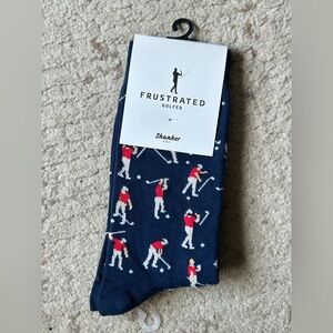 Shanker Golf Socks - Funny Angry Golfer Socks Golf Gift for Men